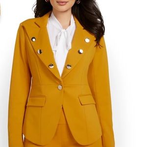 Jacket super flex- Button down. To poker in front Lapel jacket Golden seal sizeM